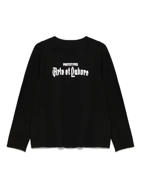 PROTOTYPES logo-print T-shirt Black PT07JE07USB