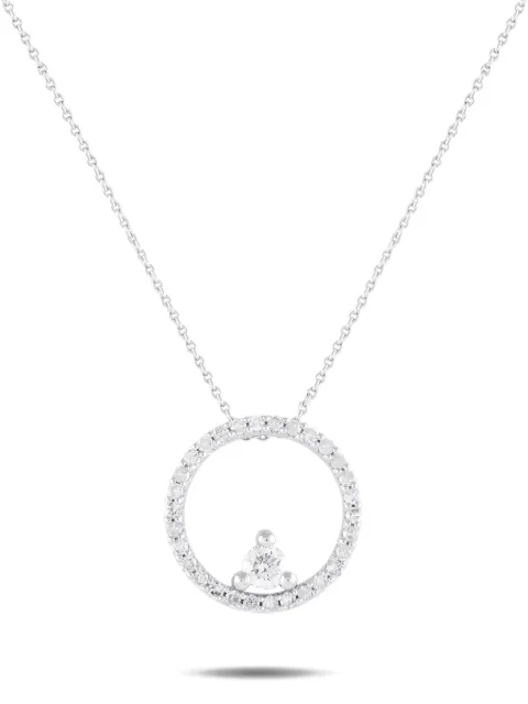 LB Exclusive 14K white gold diamond necklace Silver PN15393