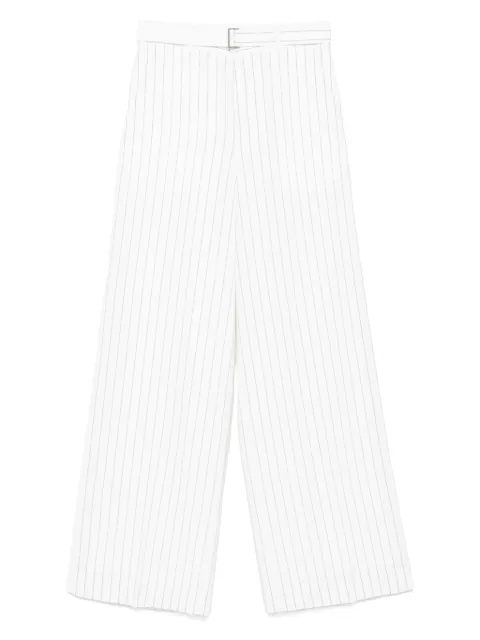 sacai pinstripe palazzo trousers White 2507800