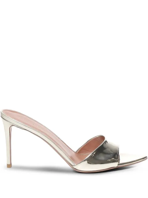 Giuliano Galiano 80mm Alixia sandals Silver ALIXIA80SPECCHIOPLATINO