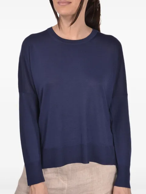 Gran Sasso fine-knit top Blue 4323014730