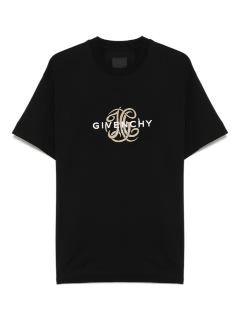 Givenchy logo-print T-shirt Black BM71MG3YR5001