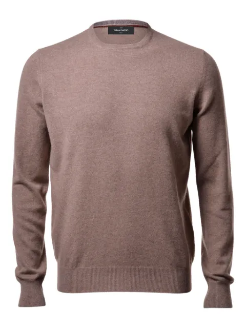 Gran Sasso cashmere crew-neck sweater Brown 5516715590