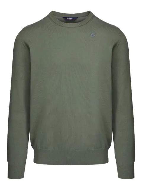 K-Way logo-appliqué jumper Green K8122SWUOMO
