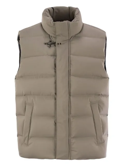 Fay quilted gilet Brown NAM30490560PGQ