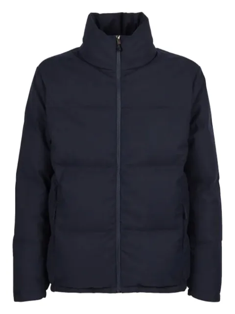 Sease logo-patch jacket Blue OP037TN480