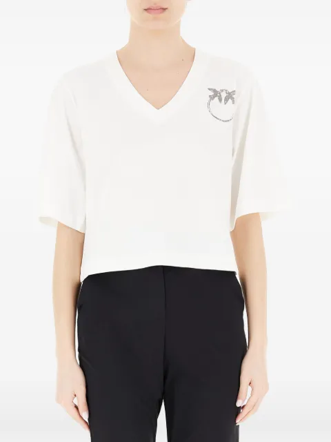 PINKO cotton T-shirt White 104606A2D0Z05