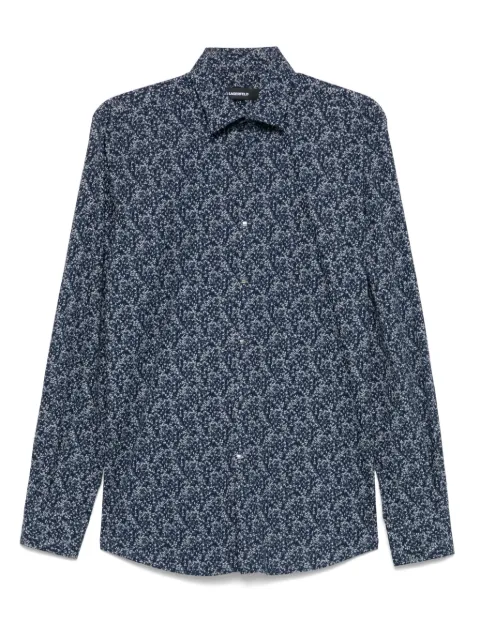 Karl Lagerfeld graphic-print shirt Blue 60500361553612