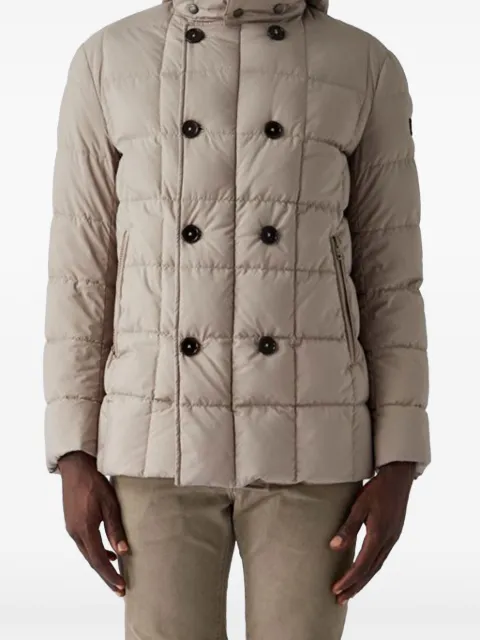 Fay zip-up padded jacket Neutrals NAM40470300PGQ