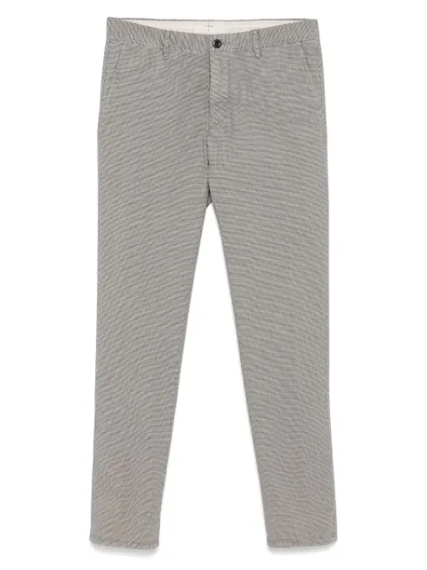 Incotex houndstooth trousers Brown 18S10090926