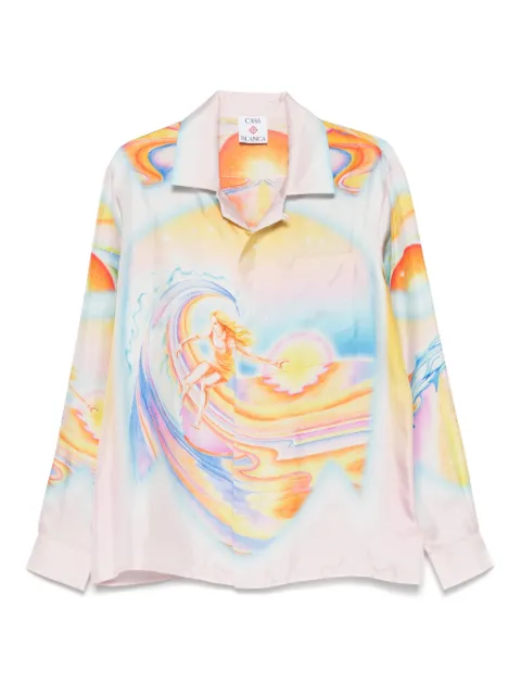 Casablanca Psychedelic Nirvana shirt Pink UWS25SH00605