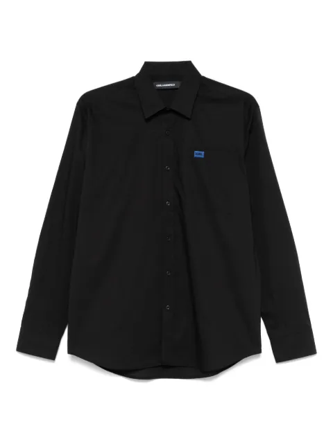Karl Lagerfeld logo-embroidered shirt Black 60597360553600