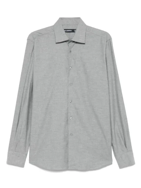Karl Lagerfeld cutaway-collar shirt Grey 60500060553613