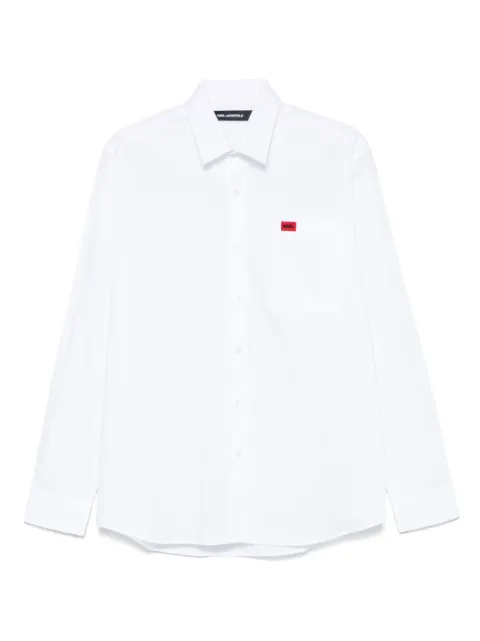 Karl Lagerfeld logo-embroidered shirt White 60597360553600