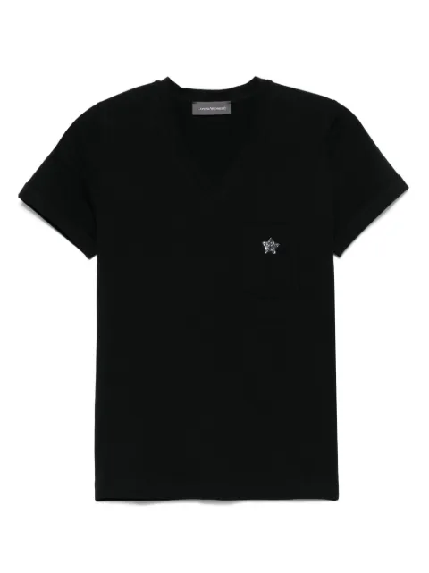 Lorena Antoniazzi star-appliqué T-shirt Black TS239999