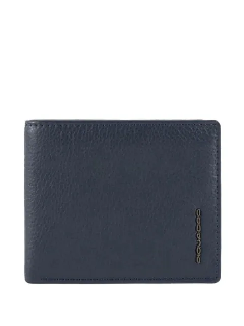 PIQUADRO logo-lettering wallet Blue PU4188MOSR