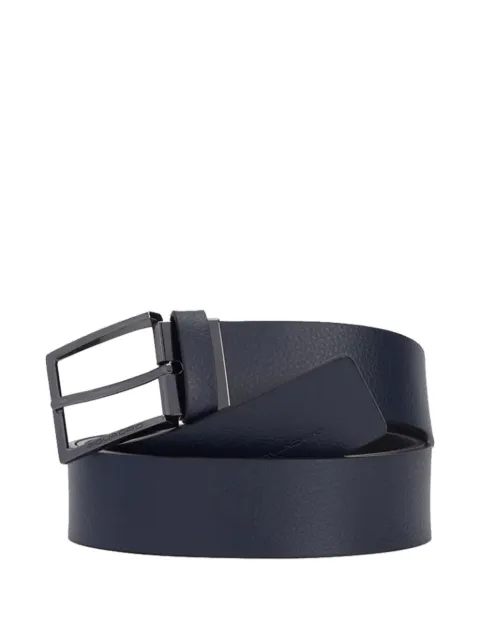 PIQUADRO leather belt Blue CU5928MOS