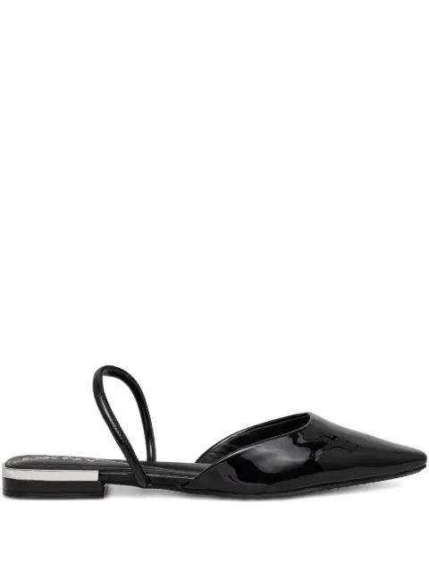 DKNY black flat mules Black K1500146
