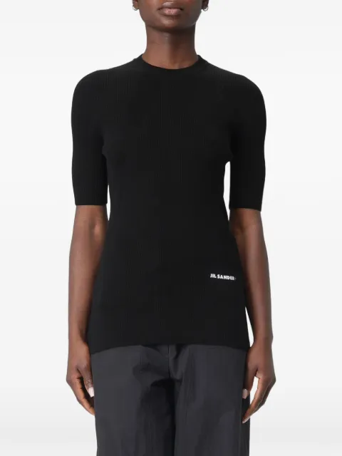 JIL SANDER+ short-sleeve sweater Black J40GP0154J15410