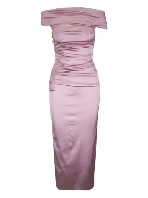 Talbot Runhof satin dress Pink OS0154141200020