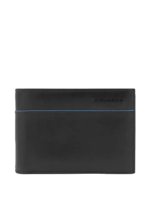 PIQUADRO logo-lettering wallet Black PU257B2VR