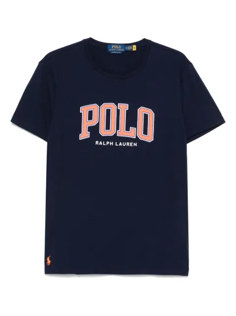 Polo Ralph Lauren logo-print jersey T-shirt Blue 710961130001