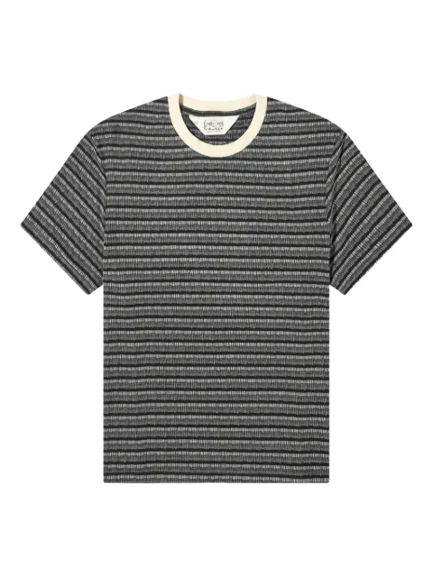 Brain Dead striped T-shirt Black O22003120BK