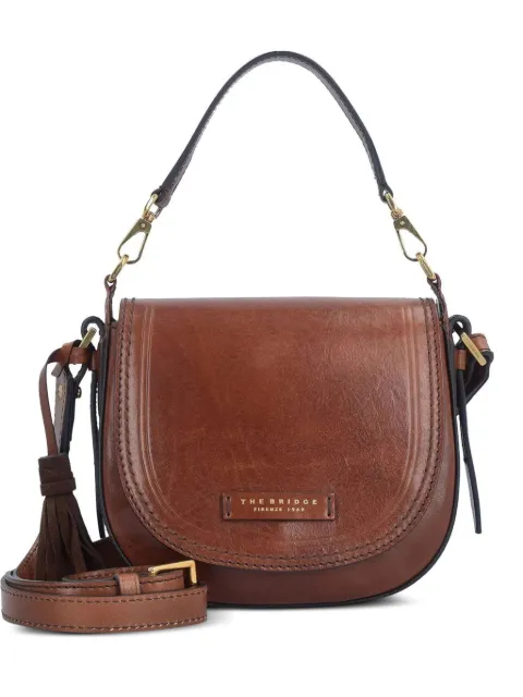 The Bridge leather crossbody bag Brown 04121701