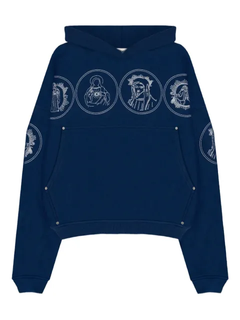 ROUGH. Halo hoodie Blue 5811215815