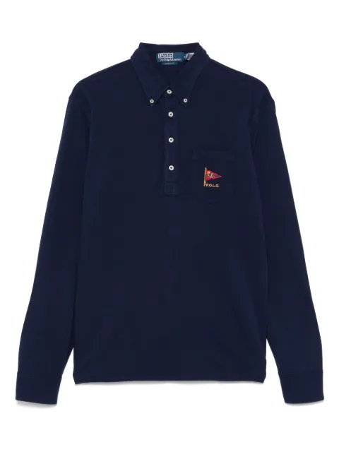Polo Ralph Lauren logo-embroidered polo shirt Blue 710964548002