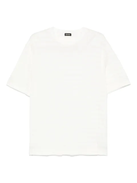 Zegna striped T-shirt White UF388A9F732