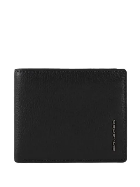 PIQUADRO logo-lettering wallet Black PU4188MOSR