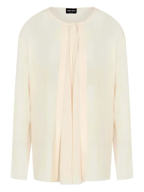 Giorgio Armani silk blouse Neutrals GW000818TE10100