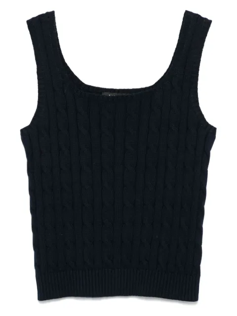 Lauren Ralph Lauren cable-knit top Blue 200862152