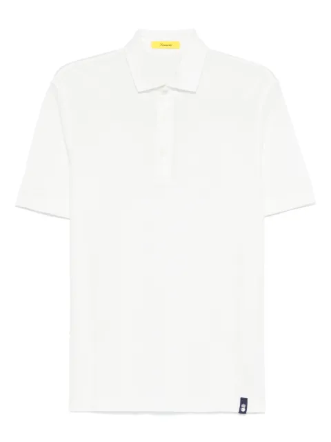 Drumohr logo-tag polo shirt White DTJ202B