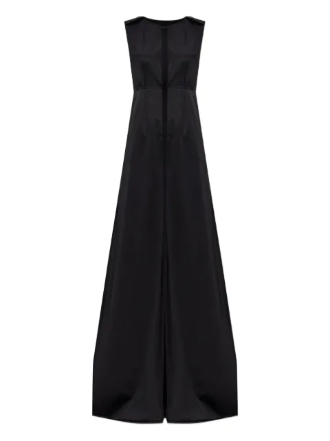 MM6 Maison Margiela stitch-logo dress Black S62DG0044M35143