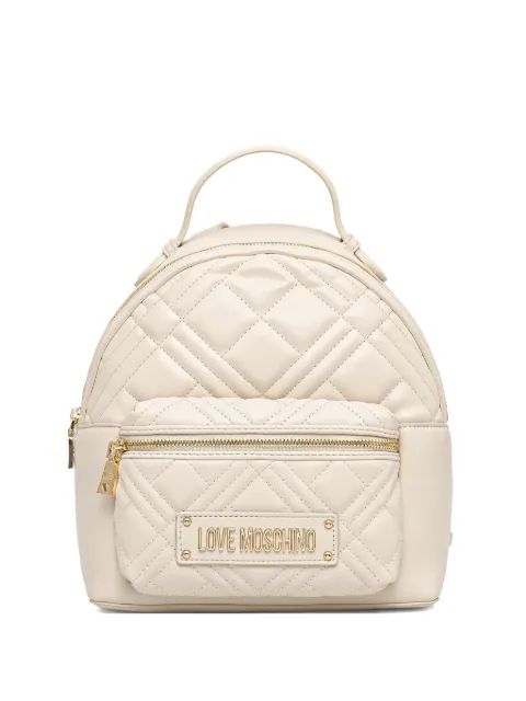 Love Moschino quilted backpack Neutrals JC4148PP1