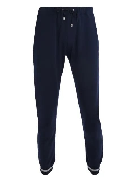 Luigi Borrelli drawstring-cuff track pants Blue SWT804CCK8017