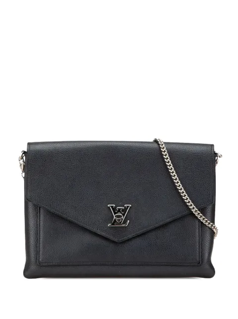 Louis Vuitton Pre-Owned 2019 MyLockMe Chain Pochette crossbody bag Black N9QDE89Z31KN74EE