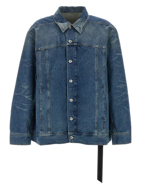 Rick Owens DRKSHDW Jumbo Worker jacket Blue DU01E3761DWB