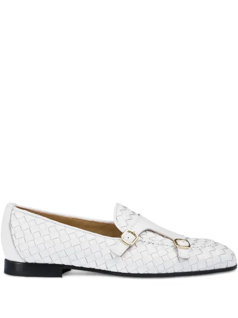 Doucal's double-buckle loafers White DD8633MEGNUF217NW00