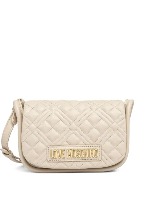 Love Moschino logo-lettering cross body bag Neutrals JC4139PP1MLA0