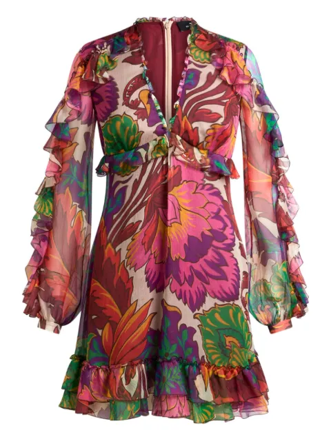ETRO floral-print mini dress Pink WRHA037299SA1H4