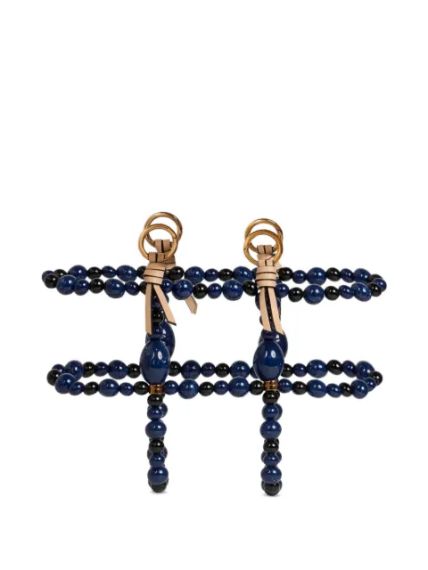 ETRO marble-embellished cage bag Blue WP2I0028AX137