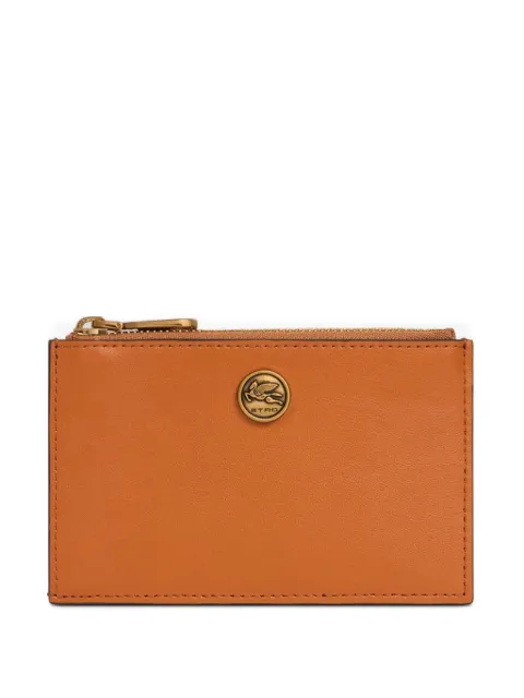 ETRO Pegaso-appliqué wallet Orange WP2E0002AP287