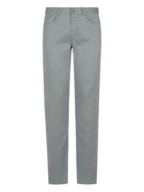 Canali slim-cut trousers Grey 91519PT01355
