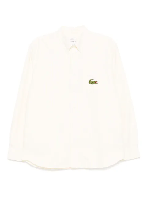 Lacoste logo-patch shirt Yellow CH249900KCD