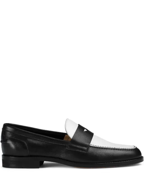Doucal's leather loafers Black DD8796ALAIPY708NN00