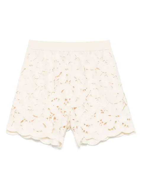 Moncler floral macrame shorts Neutrals K10932B00018598LR