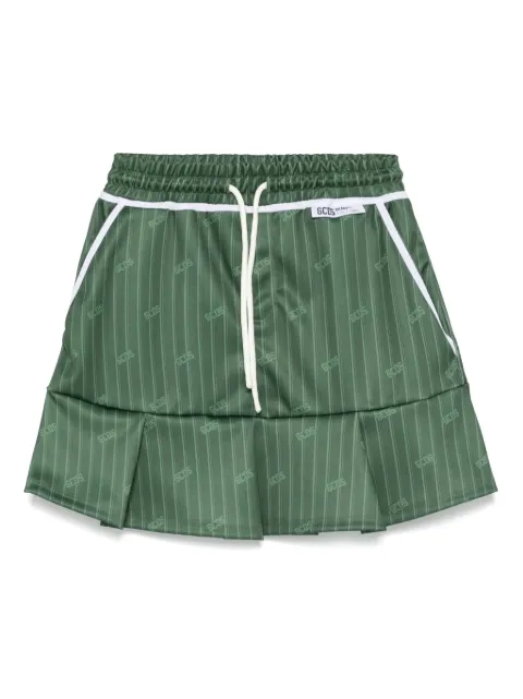 GCDS pinstripe mini skirt Green B1CW3203JH4